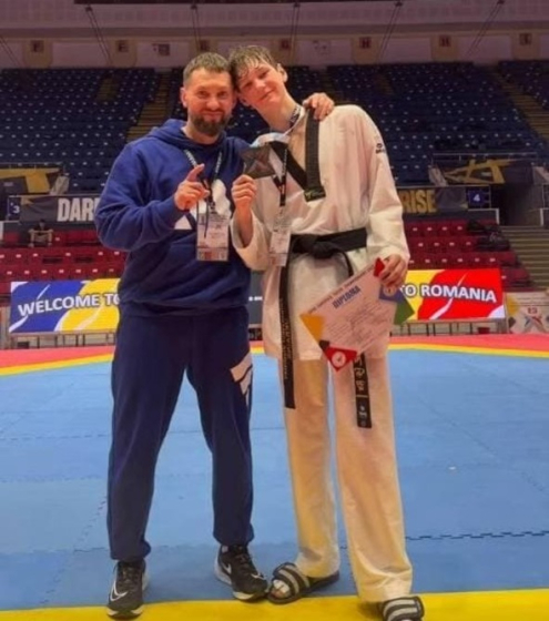 15-річний спортсмен із Краматорського району став срібним призером чемпіонату Європи з тхеквондо