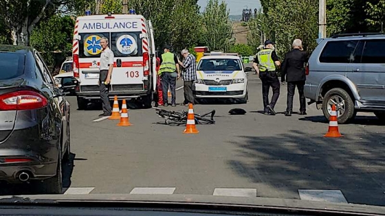 у Краматорську водій позашляховика збив велосипедиста 