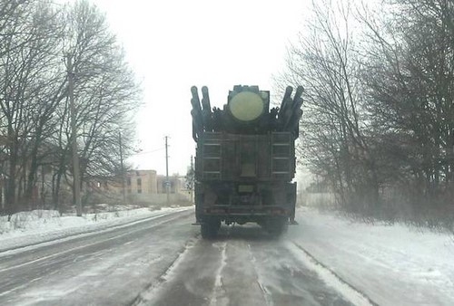 Через Шахтерск проехали современные &quot;Панцирь-С1