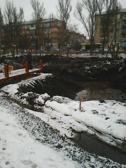 В Шелковичном парке Славянска скоро появится озеро для лебедей