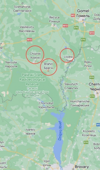 Білорусь обмежила доступ до трьох районів, які межують з Україною 