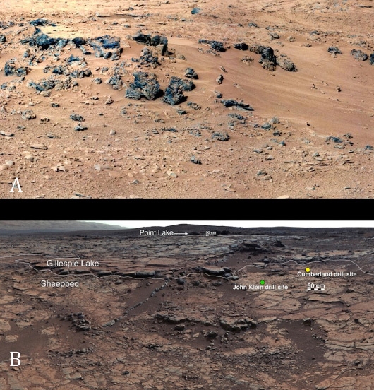 Марсоход Curiosity нашел на &quot;красной планете&quot; возможные следы древней экосистемы