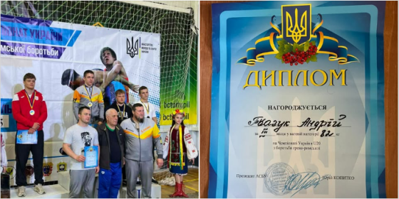 Студент ДДМА виборов бронзу на чемпіонаті України з греко-римської боротьби