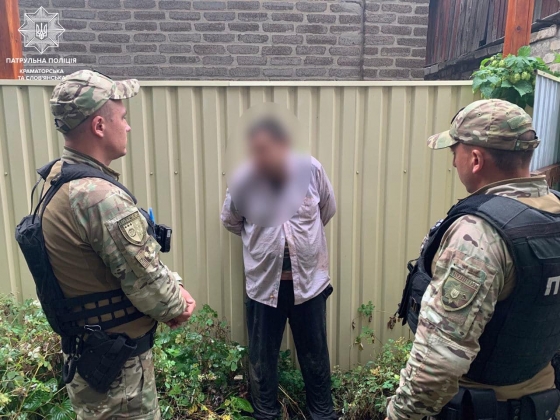 Краматорські патрульні оперативно затримали ймовірного крадія