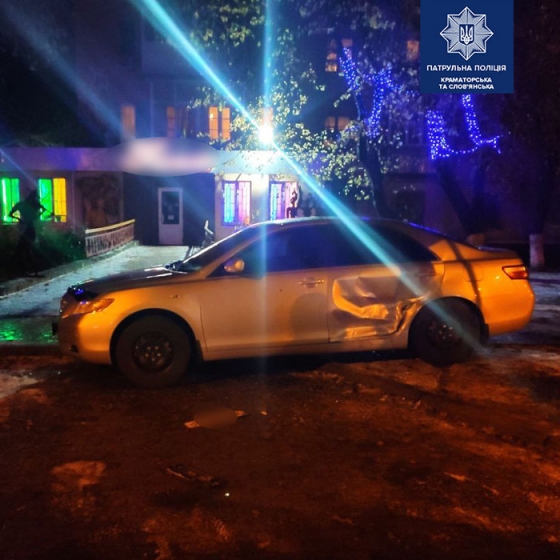 В Краматорске пьянь за рулем устроила два ДТП