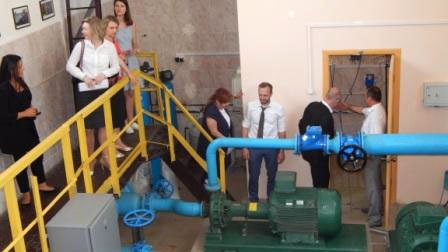 Краматорский водоканал посетили заместитель министра и представители ПРООН