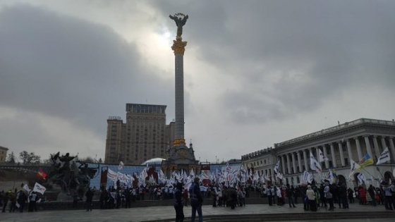 &quot;Локдаун - это смерть для бизнеса&quot;: ФОПы протестуют на Майдане против карантина для предпринимателей
