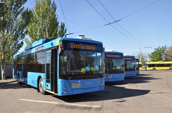 ТТУ Краматорска официально переданы 4 новых троллейбуса с автономным ходом