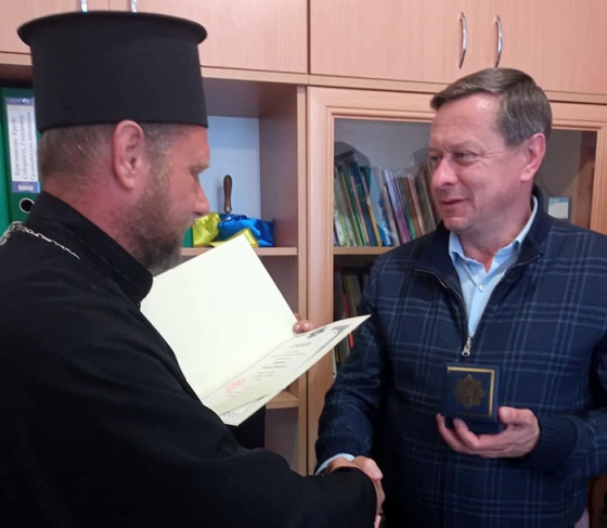 Керівнику військової адміністрації Краматорська вручили церковний Орден