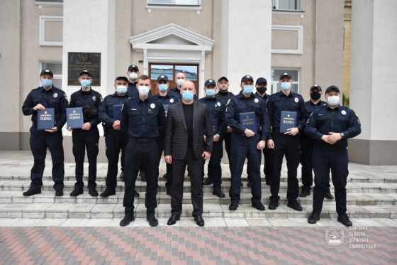 В Донецкой области отметили пятую годовщину создания батальона патрульной полиции Славянская и Краматорска