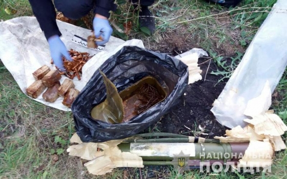 У жителя Дружковки дома изъяли гранатомет и комплект боеприпасов 
