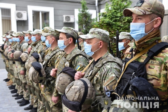 В Донецкую область на ротацию выехали спецназовцы Одесчины 