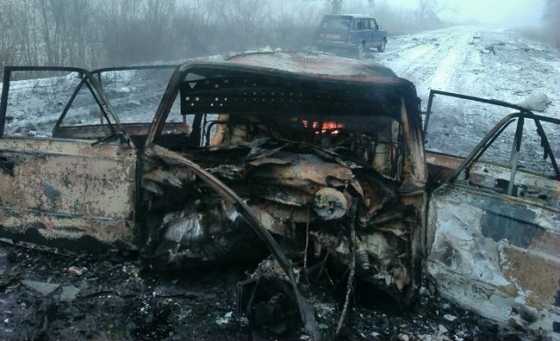 Под 29-м блокпостом казаки взорвали автомобиль с заложниками