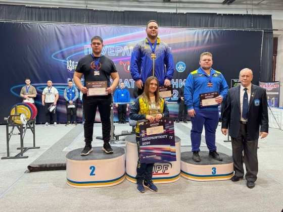 Спортсмен з Краматорська завоював бронзову медаль на чемпіонаті України з пауерліфтингу