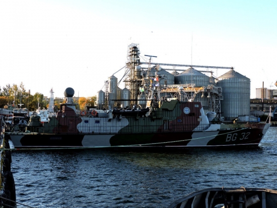 Единственный сторожевой корабль морской охраны в Азовском море спущен на воду после ремонта 