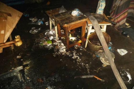 Ночью в Краматорске случился пожар