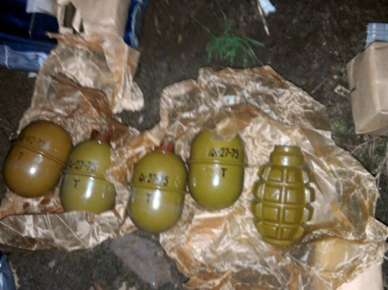 В Славянске полиция пресекла вывоз боеприпасов на мирную территорию Украины (фото)