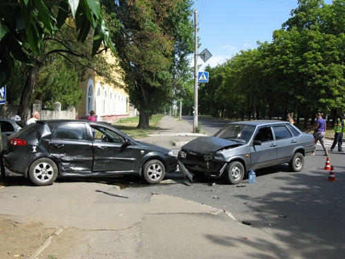 В Краматорске произошло ДТП без пострадавших