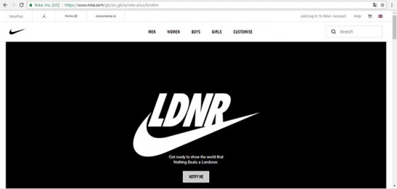 Nike выпустила футболки к лондонскому марафону с логотипом LDNR 
