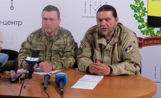 В Краматорске прошел брифинг заместителя руководителя штаба АТО (видео)