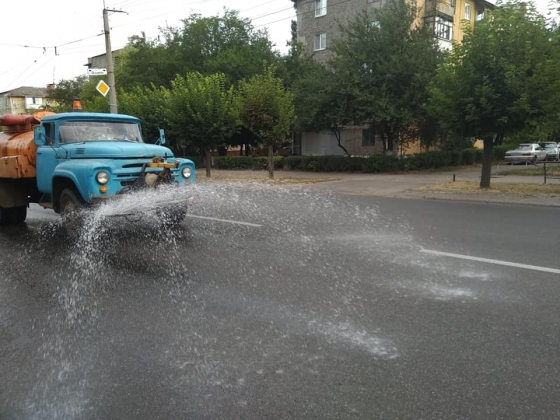 Какие улицы моют в Краматорске
