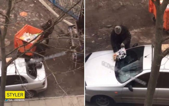 Под Днепром коммунальщики наказывают &quot;героев парковки&quot;: оставляют &quot;метку&quot; (видео)