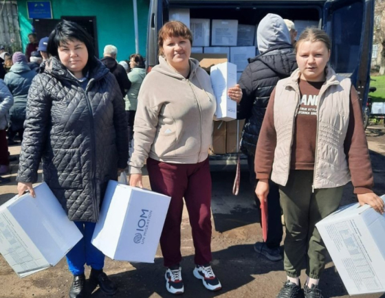 Майже 252 тонни гуманітарної допомоги за тиждень отримали громади Донеччини