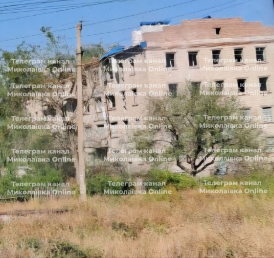 Ворог знову обстріляв Миколаївку