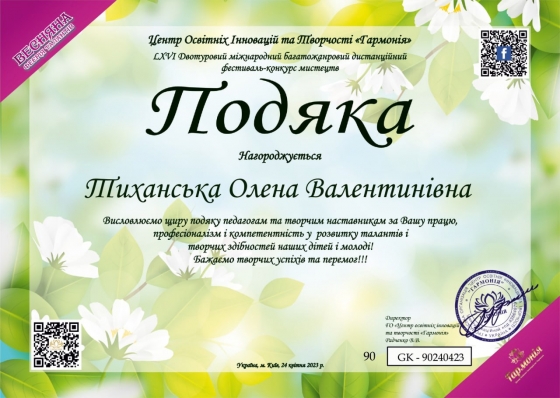 Юні театрали Мистецької школи №3 перемогли у міжнародному конкурсі «Весняна феєрія талантів»