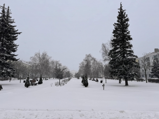 Зима у Краматорську... 