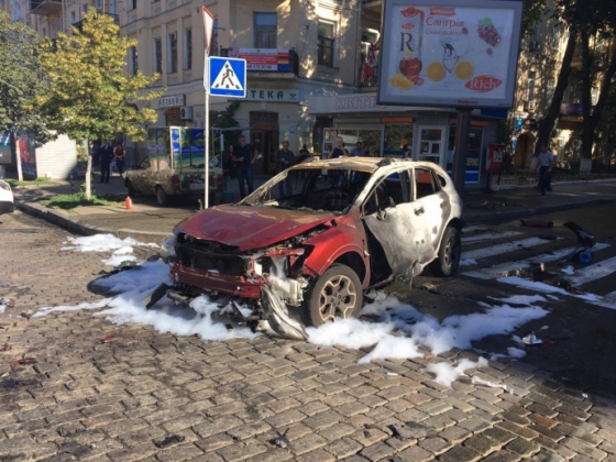 Киев взрыв машины