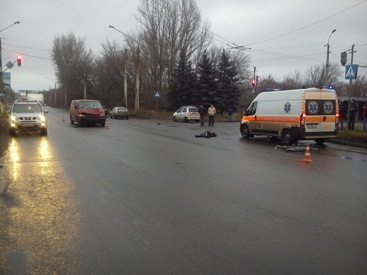 В Краматорске легковушка насмерть сбила велосипедиста