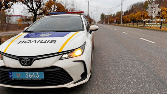 У Краматорську поліція виявила водія з ознаками сп’яніння, позбавленого права керування