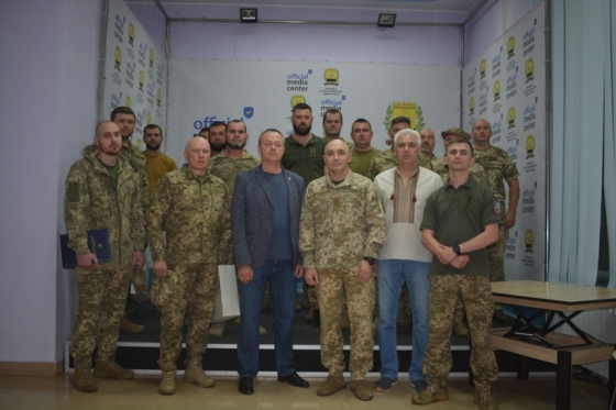 У Краматорську нагородили військовослужбовців, які захищають Донеччину
