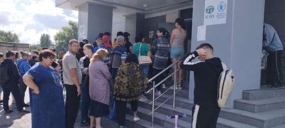 З проблемами гуманітарного штабу в Добропіллі ознайомились куратори від місії ООН