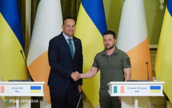 До України з візитом прибув прем&#039;єр Ірландії, зустрівся з Зеленським