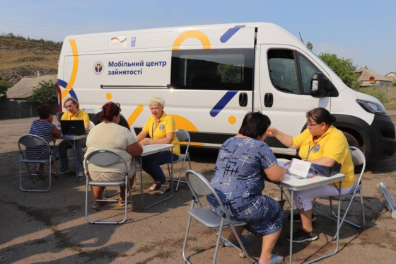 На Василівську Пустош у Краматорську завітав мобільний центр зайнятості