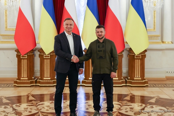 Зеленський і Дуда обговорили "референдуми" на захоплених РФ територіях 