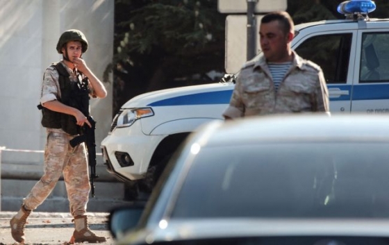 У Сімферополі повідомляють про пожежу у військовій частині