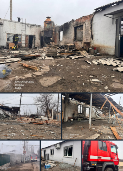Ворог обстріляв Краматорськ: зафіксовано п’ять влучань 