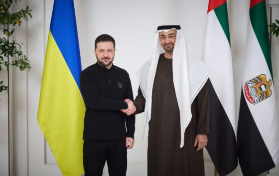 Зеленський зустрівся з президентом ОАЕ, анонсував важливу економічну угоду