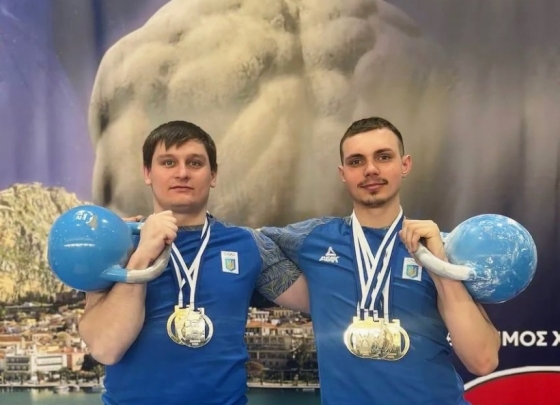 Гирьовики Донеччини вибороли 7 медалей на чемпіонаті Європи в Греції