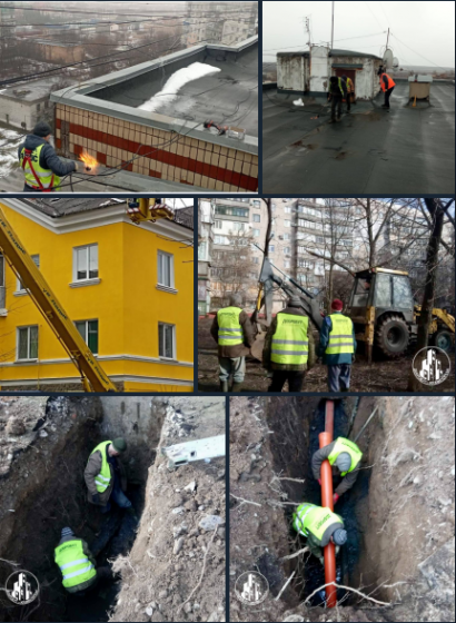 У Краматорську управителі багатоквартирних будинків ремонтують дахи та усувають аварії на мережах
