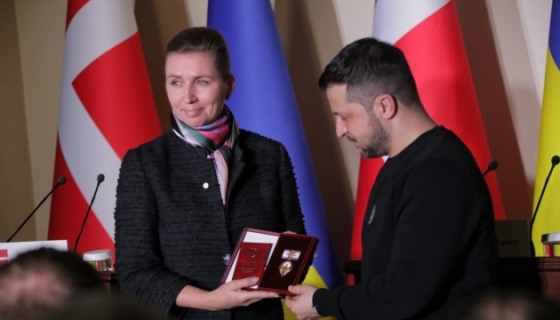 Зеленський вручив прем’єрці Данії орден княгині Ольги
