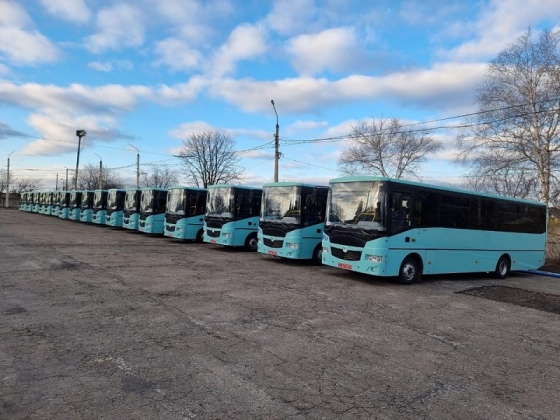Краматорск получил вторую партию новых автобусов 