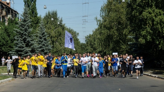 В Краматорске состоялся спортивный праздник Всеукраинский олимпийский урок