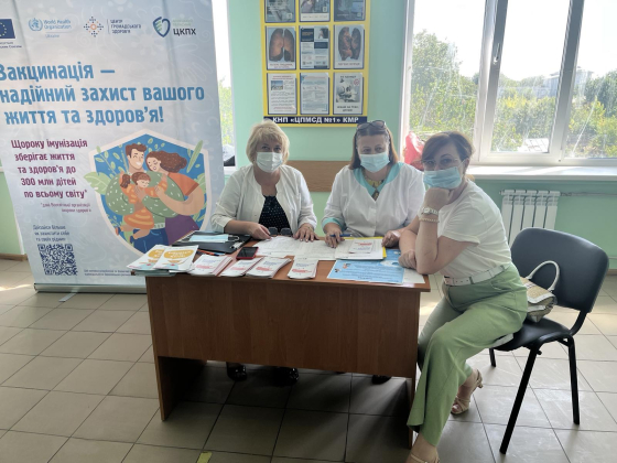 У Краматорську триває кампанія з вакцинації населення проти кашлюку, дифтерії та правця