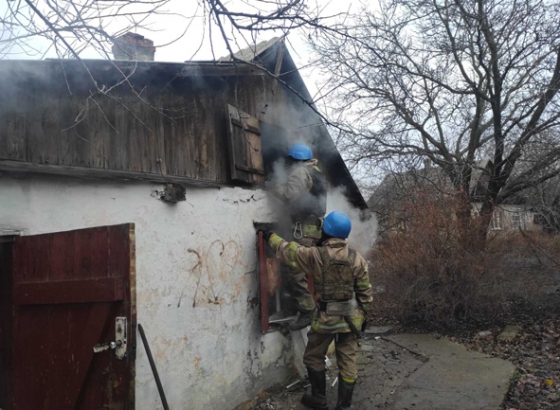 У селі Краматорського району загорівся приватний будинок