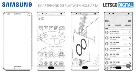 Samsung запатентовала безрамочный смартфон 