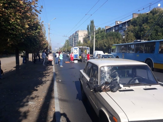В Краматорске водитель насмерть сбил пожилую женщину